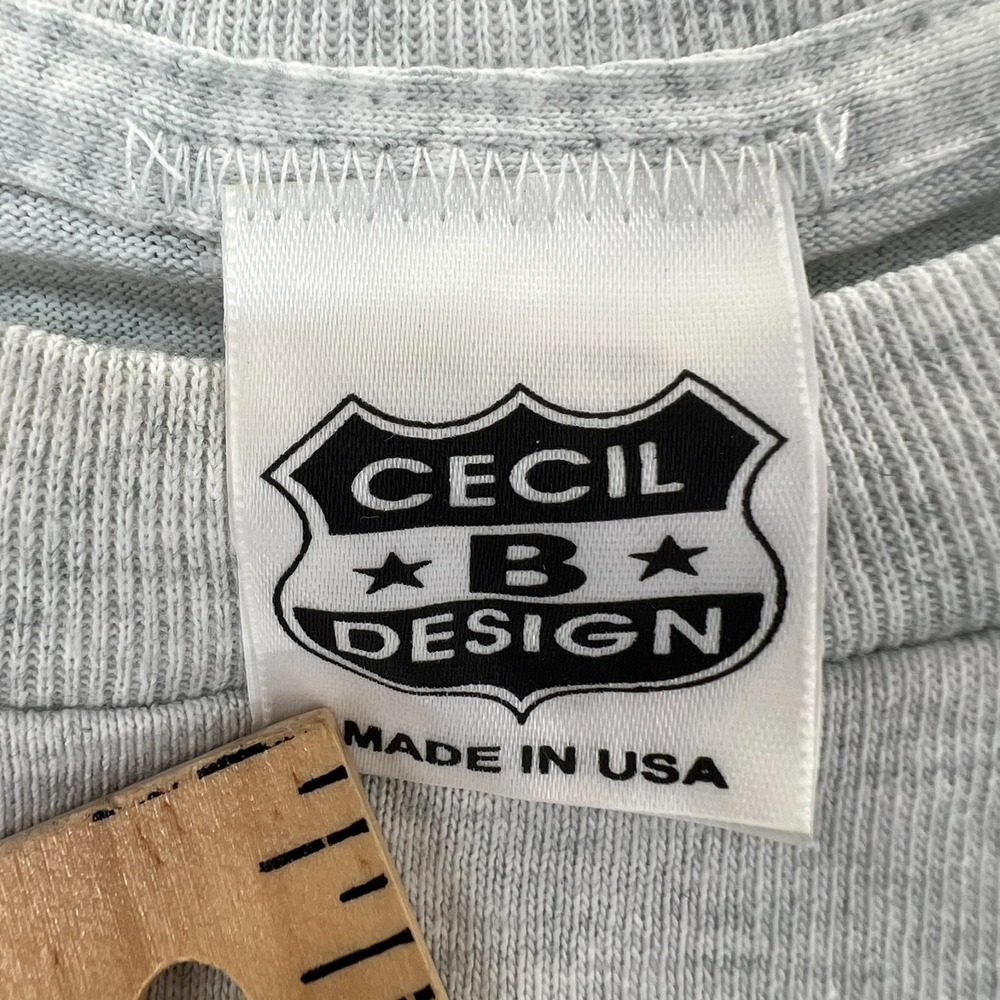Vintage US Air Force T-Shirt Adult Medium Cecil by‎ Design Tag Made in USA READ - Picture 4 of 15